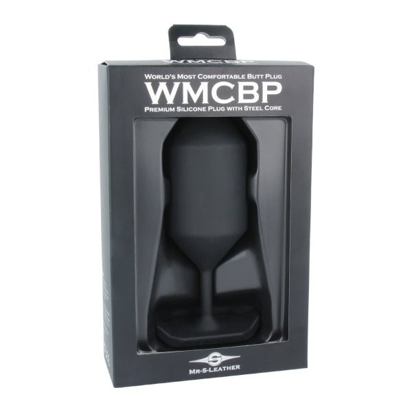 Mr S Leather WMCBP 'Worlds Most Comfortable Butt Plug' Weighted Silicone Plug | X - X - Large