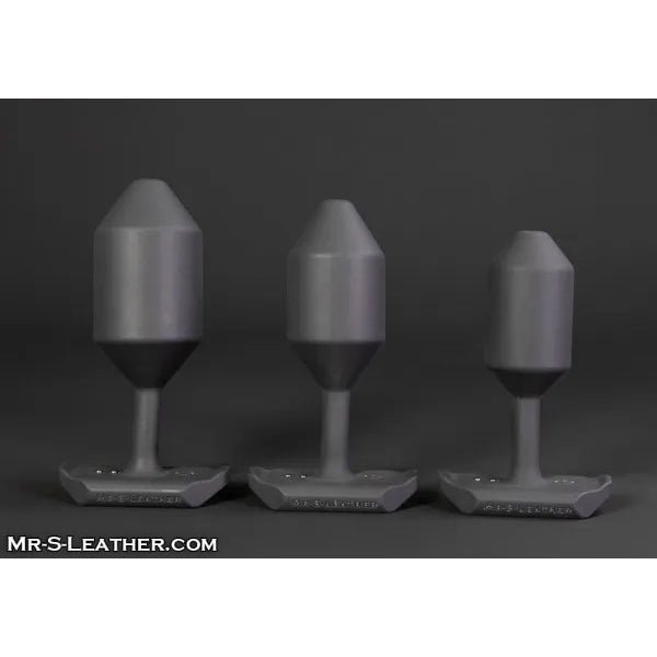 Mr S Leather WMCVBP 'Worlds Most Comfortable VIBRATING Butt Plug' Weighted Silicone Plug | Medium