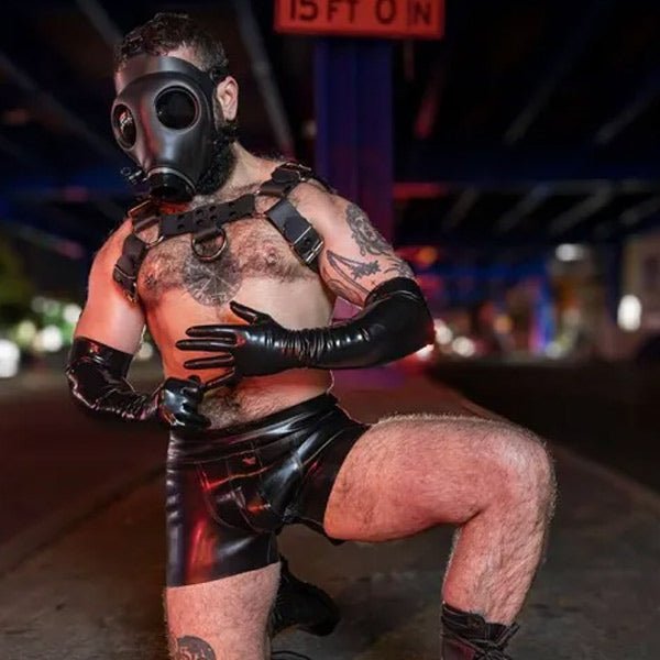 Mr.S Leather Blackout Gas Mask