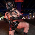Mr.S Leather Blackout Gas Mask