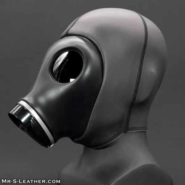Mr.S Leather Blackout Gas Mask Hood
