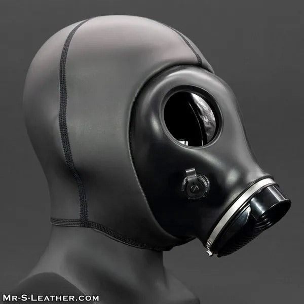 Mr.S Leather Blackout Gas Mask Hood