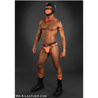 Mr.S Leather Bold Colour Jock Strap | Orange