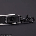 Mr.S Leather Hardline Leather Short Leash - 11 Colours