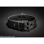 Mr.S Leather LEATHER Puppy Collar | Black