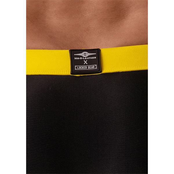 Mr.S Leather Soaker Swim Brief | Yellow