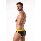 Mr.S Leather Soaker Swim Brief | Yellow