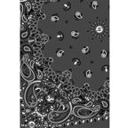 Mr.S Leather Zipper Pocket Neck Hanky - Charcoal