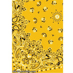 Mr.S Leather Zipper Pocket Neck Hanky - Yellow