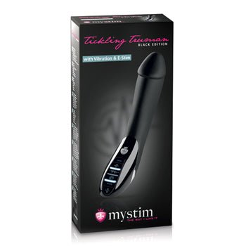 Mystim - Tickling Truman eStim Vibrator Black
