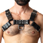 Nasty Pig Anvil Leather Bulldog Harness | Black