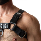 Nasty Pig Anvil Leather Bulldog Harness | Black
