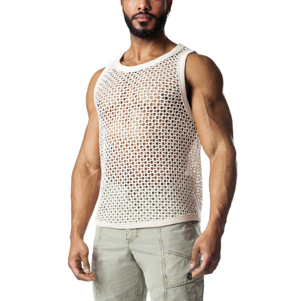 Nasty Pig Bare Knit Tank Top | Cream