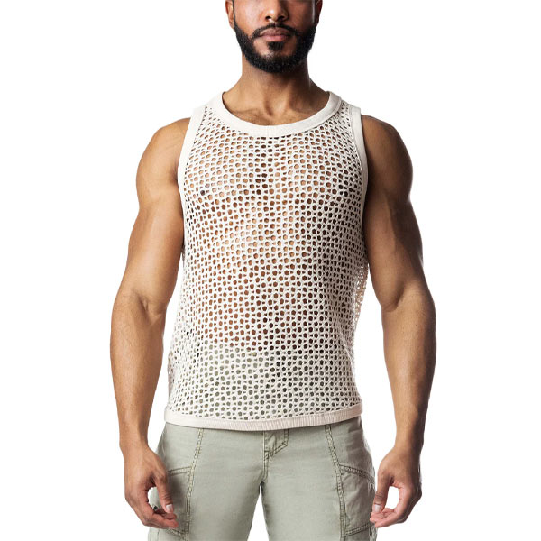 Nasty Pig Bare Knit Tank Top | Cream