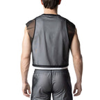 Nasty Pig Blur Crop Top | Black/White