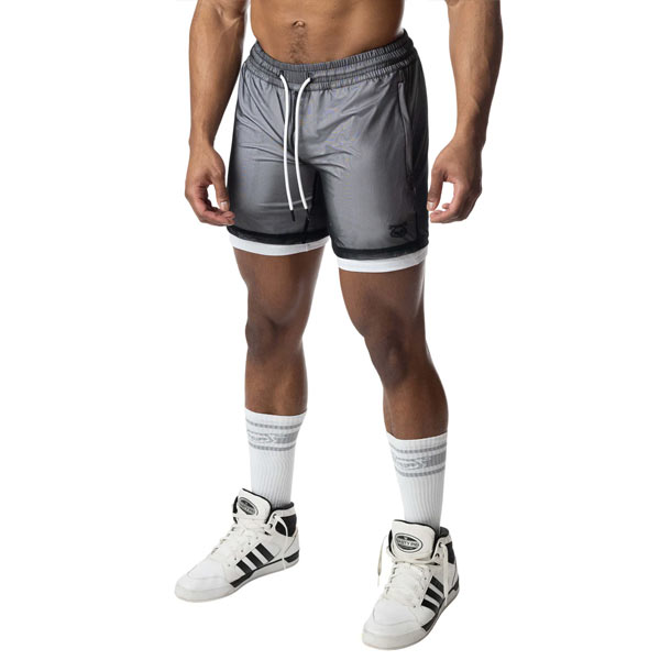 Nasty Pig Blur Rugby Short | Black/White