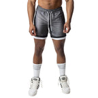 Nasty Pig Blur Rugby Short | Black/White