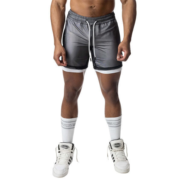 Nasty Pig Blur Rugby Short | Black/White