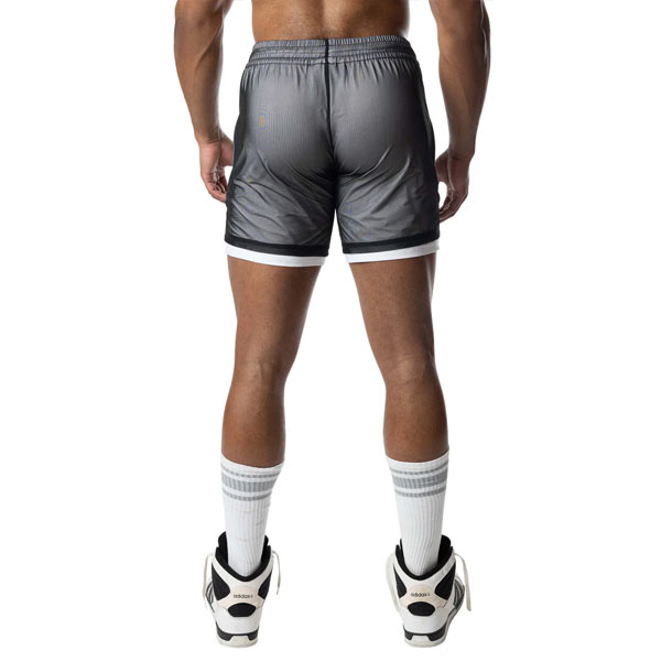 Nasty Pig Blur Rugby Short | Black/White