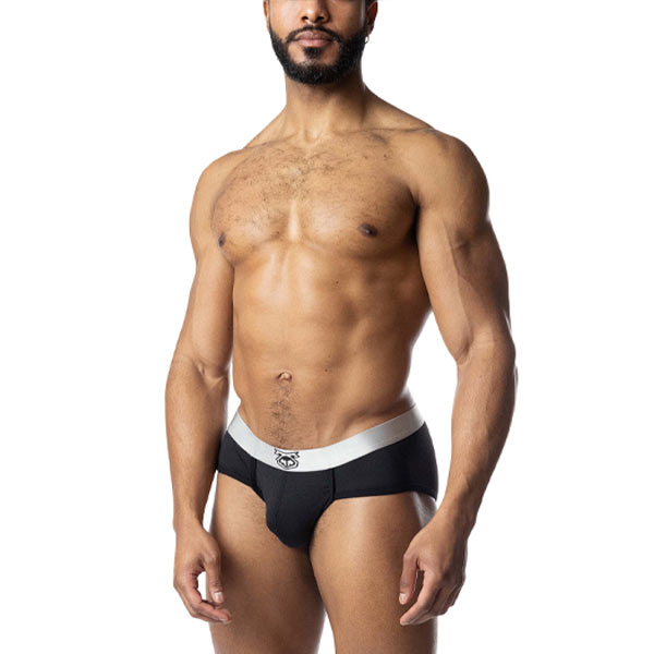 Nasty Pig Chromium U-Front Brief | Chrome/Black