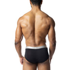 Nasty Pig Chromium U-Front Brief | Chrome/Black