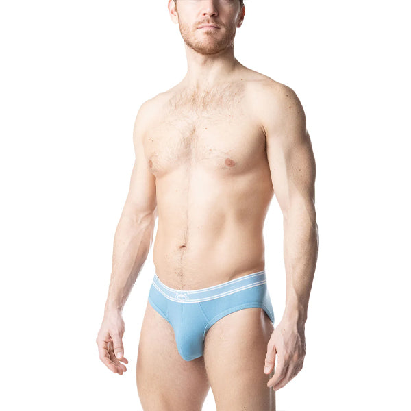Nasty Pig Core Bikini Brief | Light Teal/White