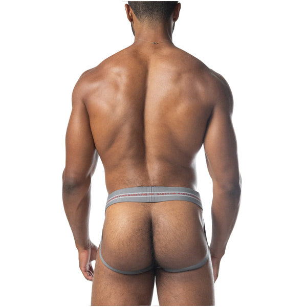 Nasty Pig Core Jock Strap 3.0 | Charcoal Grey/Red/White | Charcoal Grey/Red