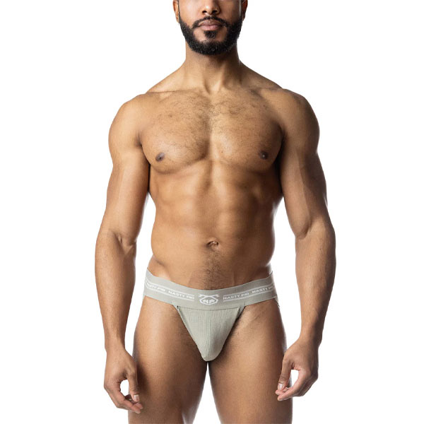Nasty Pig Core Jock Strap | Sage Green/White