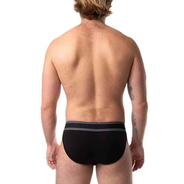 Nasty Pig Core Sport Brief | Black/Grey