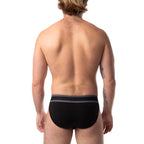 Nasty Pig Core Sport Brief | Black/Grey