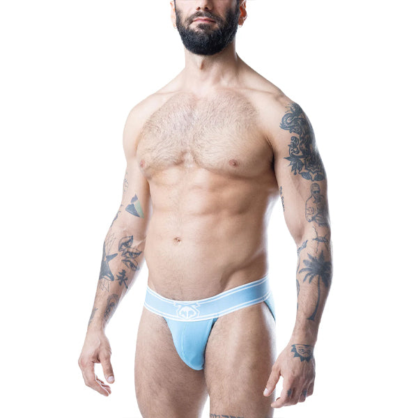 Nasty Pig Core Sport Brief | Light Teal/White
