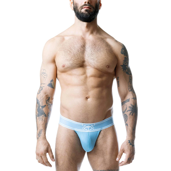 Nasty Pig Core Sport Brief | Light Teal/White