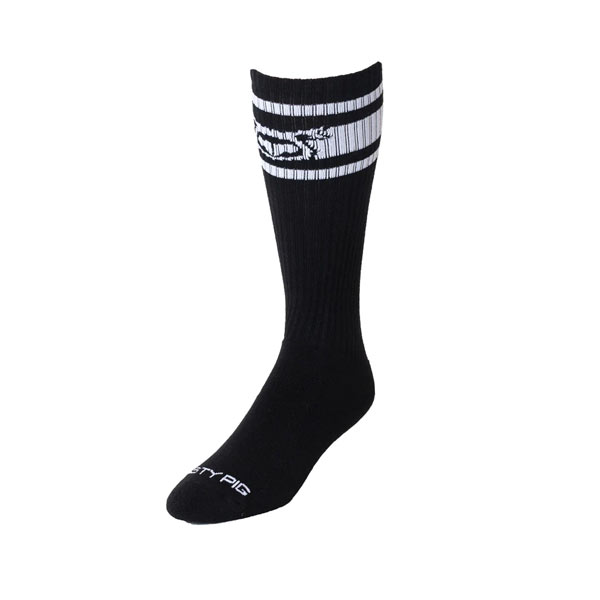 Nasty Pig Hook'd Up Sport Sock | Black/White | OSFA | Black/White