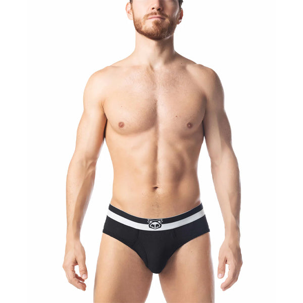 Nasty Pig Horizon Y-Front Brief | Black/White