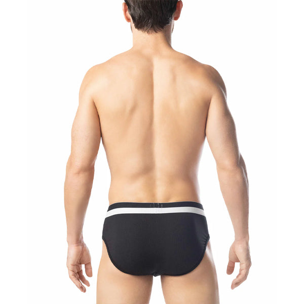 Nasty Pig Horizon Y-Front Brief | Black/White