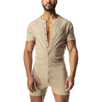 Nasty Pig Union Suit Cutoffs | Pale Khaki