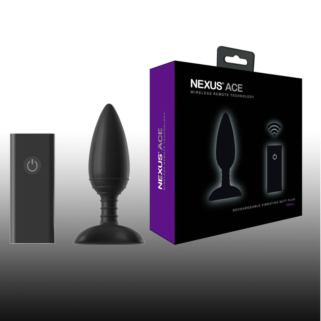 Nexus ACE Remote Control Vibrating Butt Plug | Small