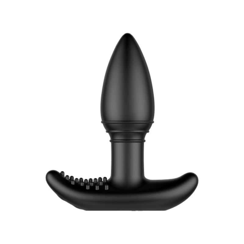 Nexus B - STROKER Vibrating Butt Plug with Anal Strokers | Black