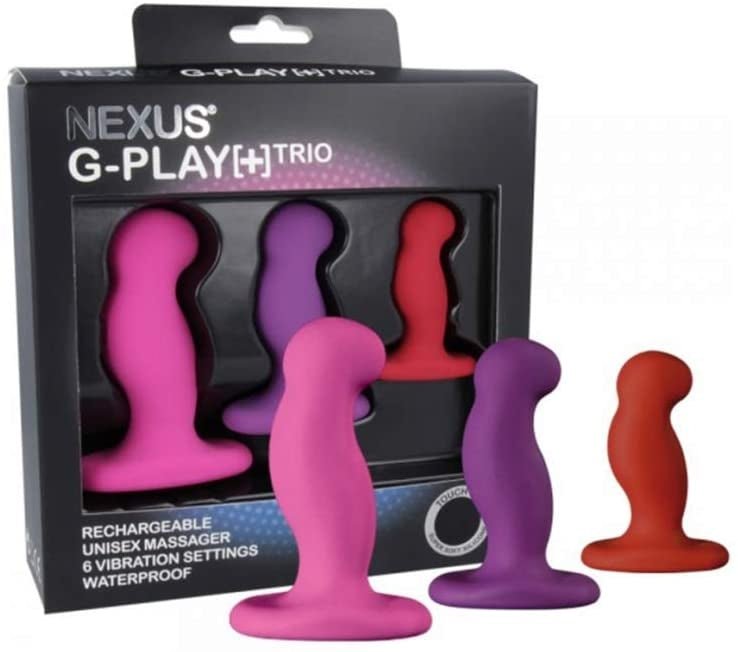 Nexus G - PLAY [+] Rechargeable Prostate Vibrator Trio | Small, Medium & Large