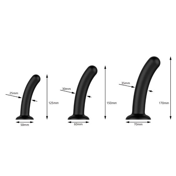 Nexus Silicone DILATOR Set with Suction Cup Base | 3 Pack
