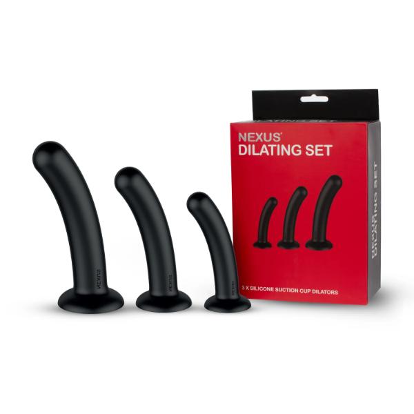 Nexus Silicone DILATOR Set with Suction Cup Base | 3 Pack