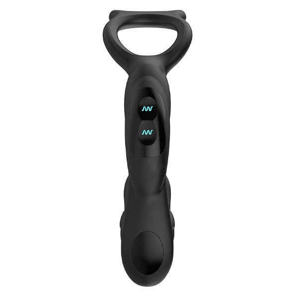 Nexus SIMUL8 Vibrating Double Cock & Ball Ring with Prostate Probe