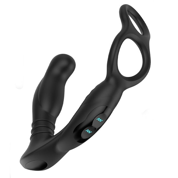 Nexus SIMUL8 Vibrating Double Cock & Ball Ring with Prostate Probe