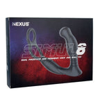 Nexus SIMUL8 Vibrating Double Cock & Ball Ring with Prostate Probe