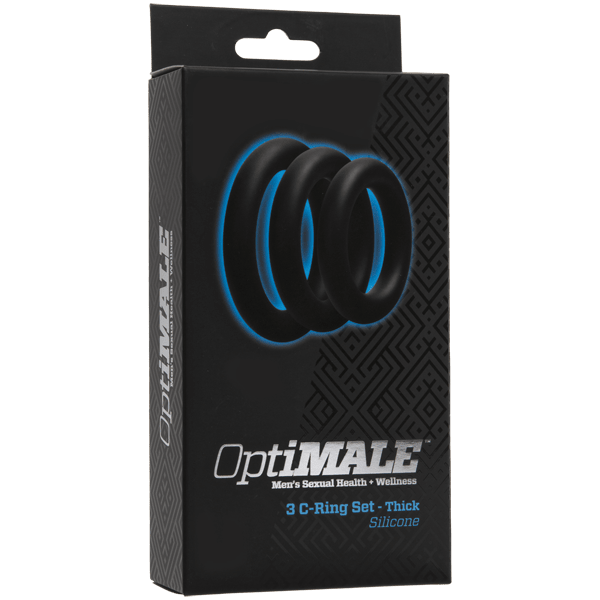 OptiMALE 3 Cock and Ball Ring Set THICK