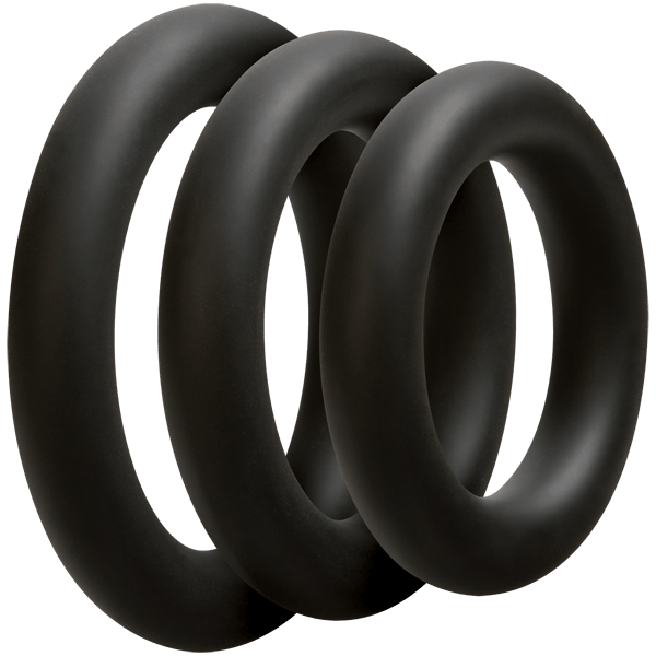 OptiMALE 3 Cock and Ball Ring Set THICK