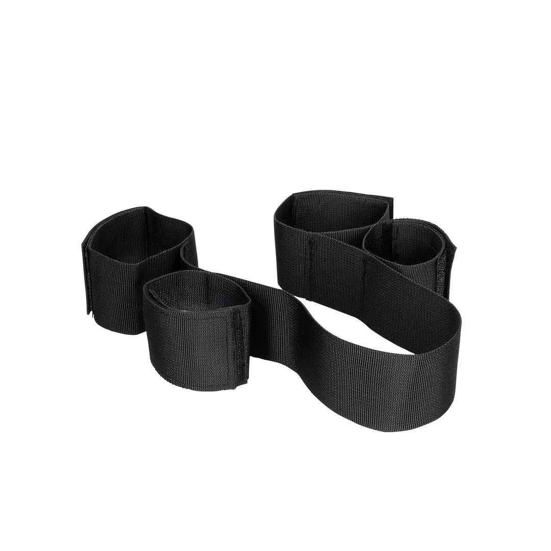 OUCH Adjustable Hand and Ankle Restraints Set - Black