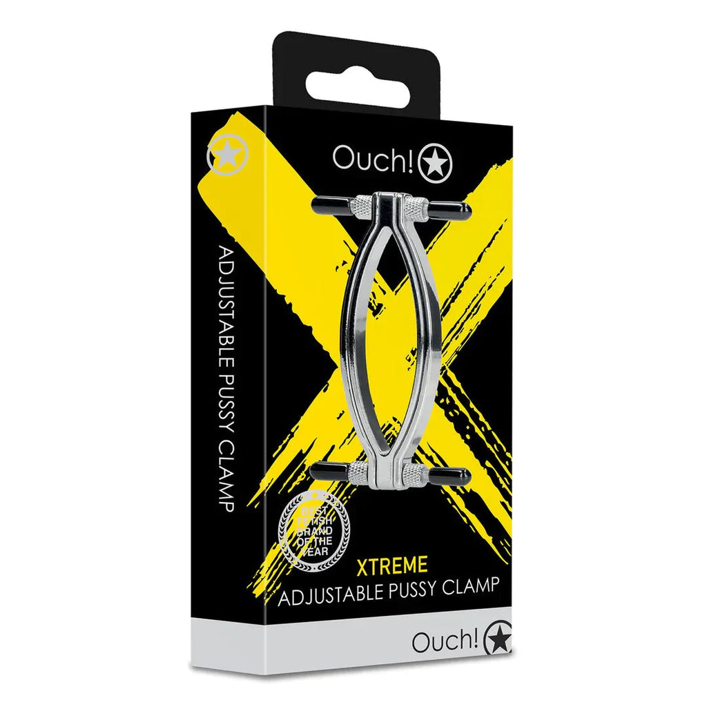 OUCH Adjustable Pussy Clamp - Silver