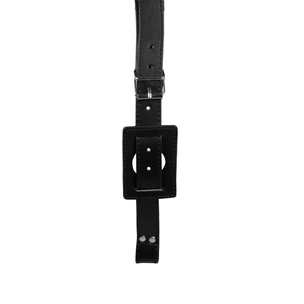 OUCH Belt with Vibrator Holder - Black