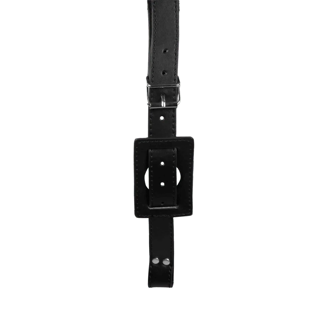 OUCH Belt with Vibrator Holder - Black